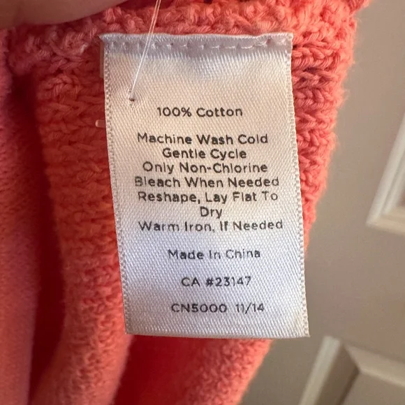 Talbots, Crew Neck Knit Sweater, 100% Cotton, Size: L - Picture 5 of 6